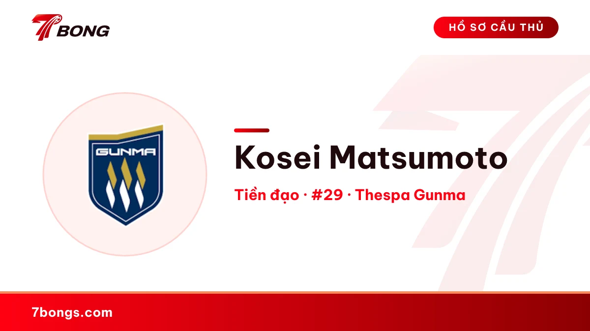 Kosei Matsumoto — Thespa Gunma