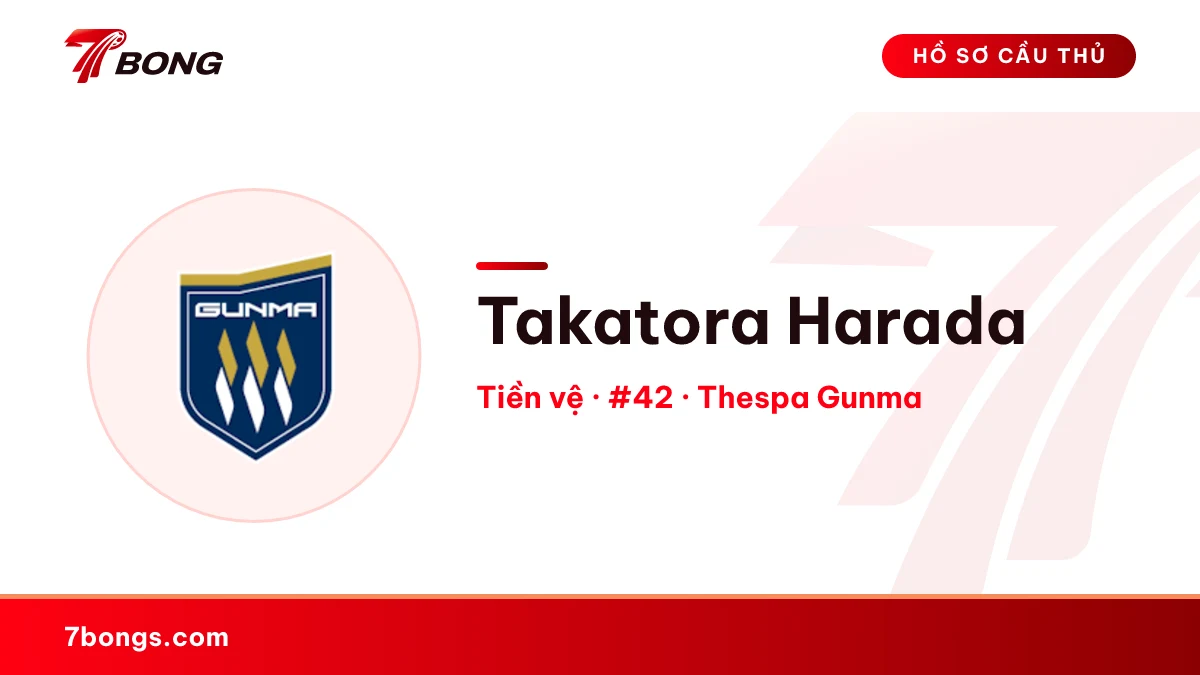 Takatora Harada — Thespa Gunma