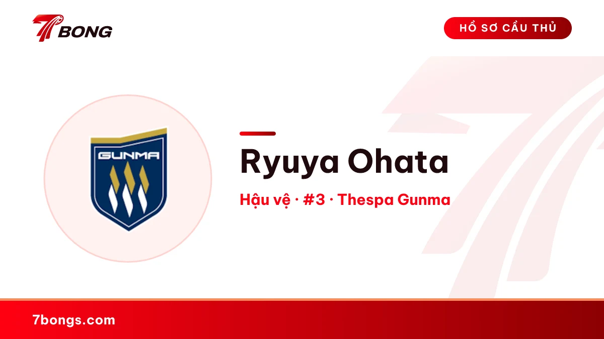 Ryuya Ohata — Thespa Gunma