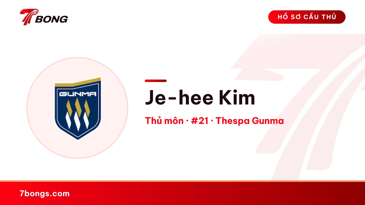 Je-hee Kim — Thespa Gunma