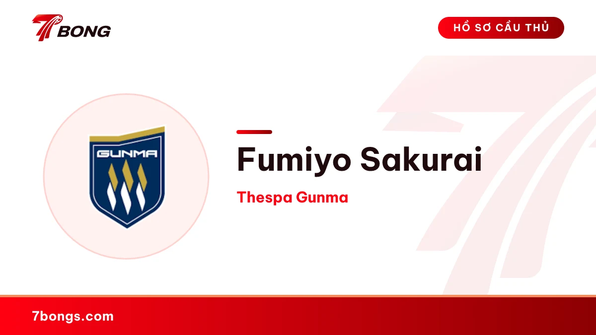 Fumiyo Sakurai — Thespa Gunma