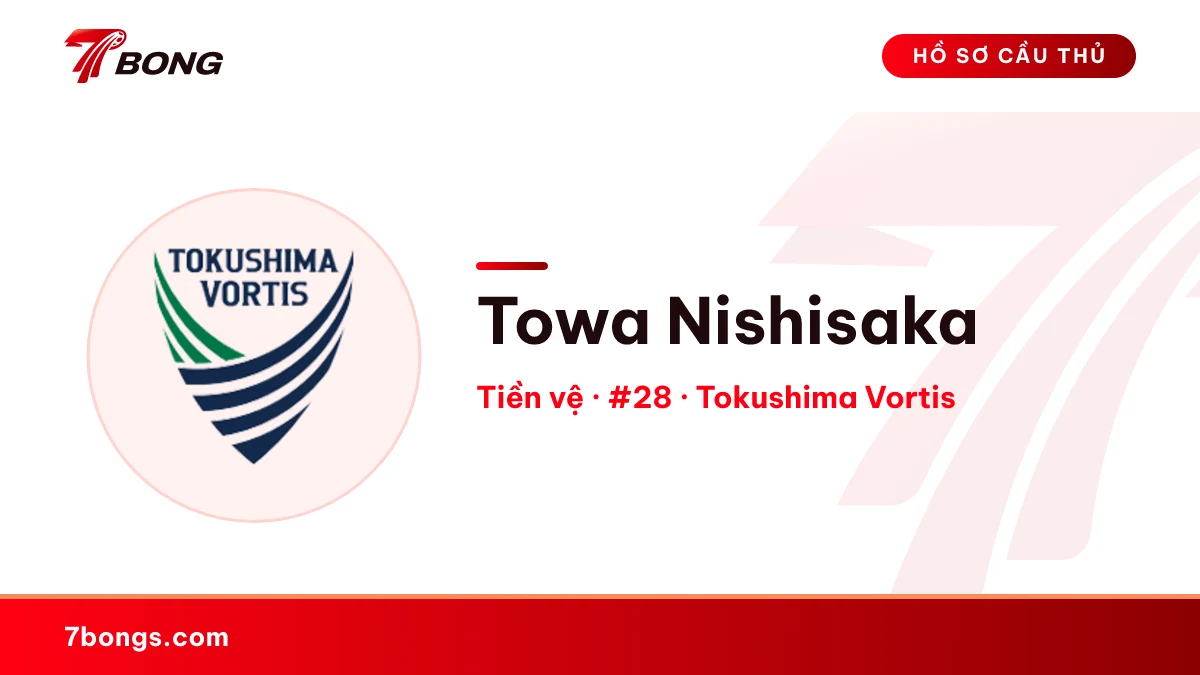 Towa Nishisaka — Tokushima Vortis