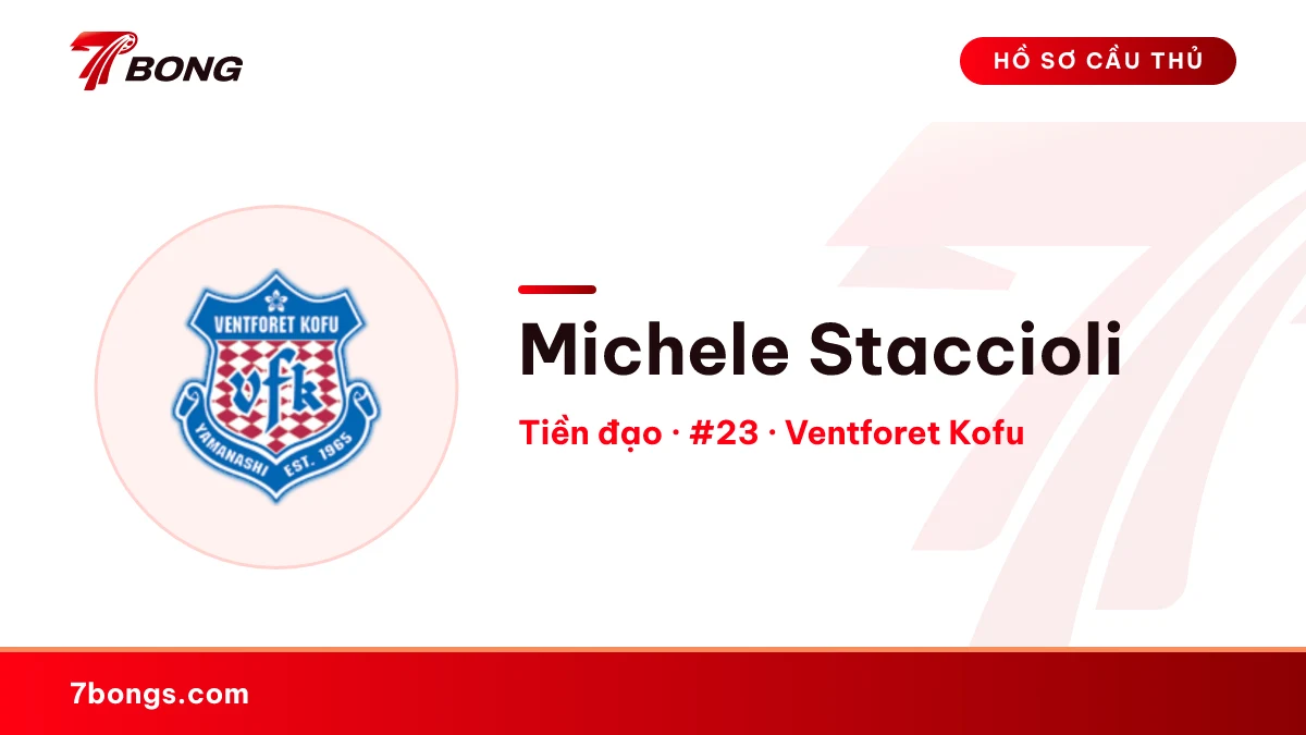 Michele Staccioli — Ventforet Kofu
