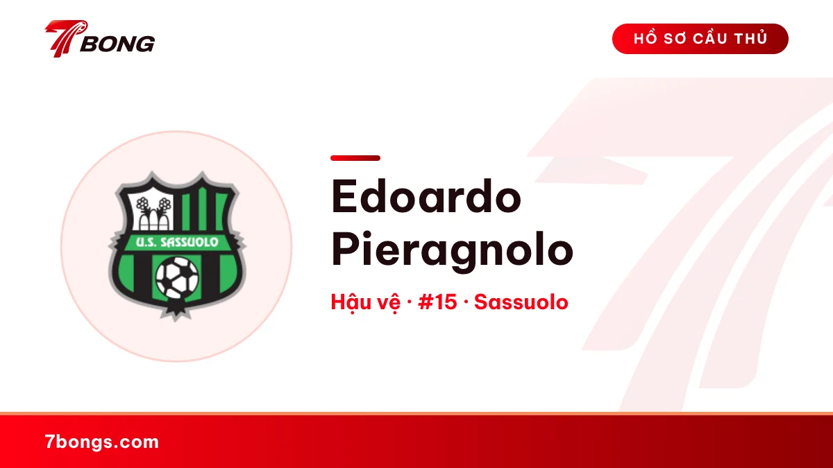 Edoardo Pieragnolo — Sassuolo