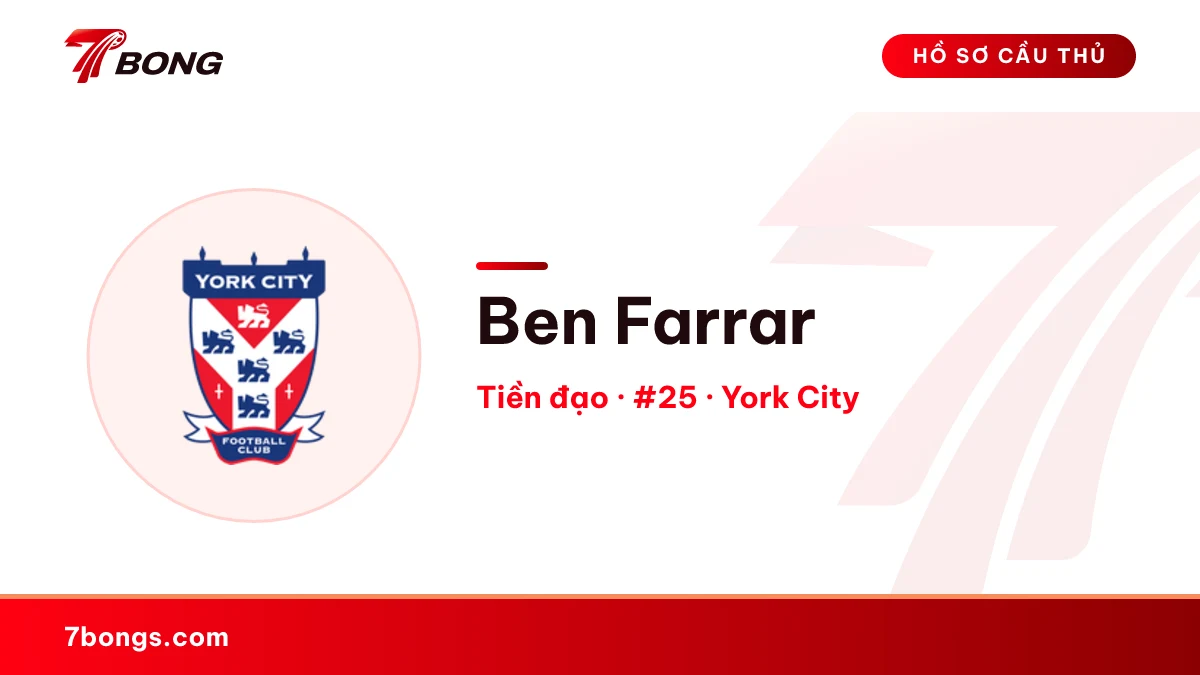 Ben Farrar — York City