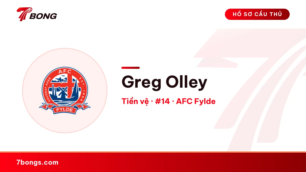 Greg Olley — AFC Fylde