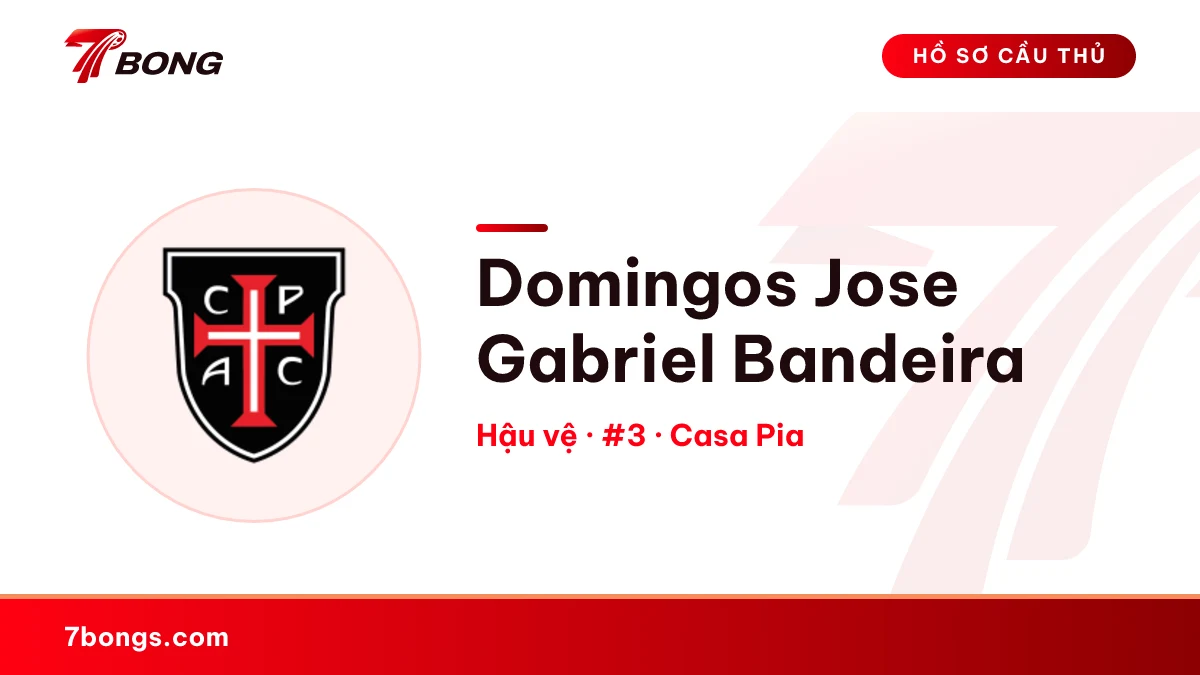 Domingos Jose Gabriel Bandeira — Casa Pia