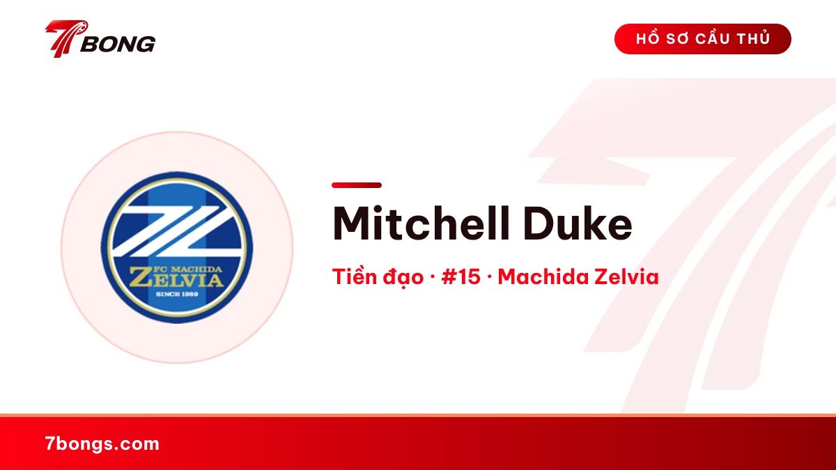 Mitchell Duke — Machida Zelvia