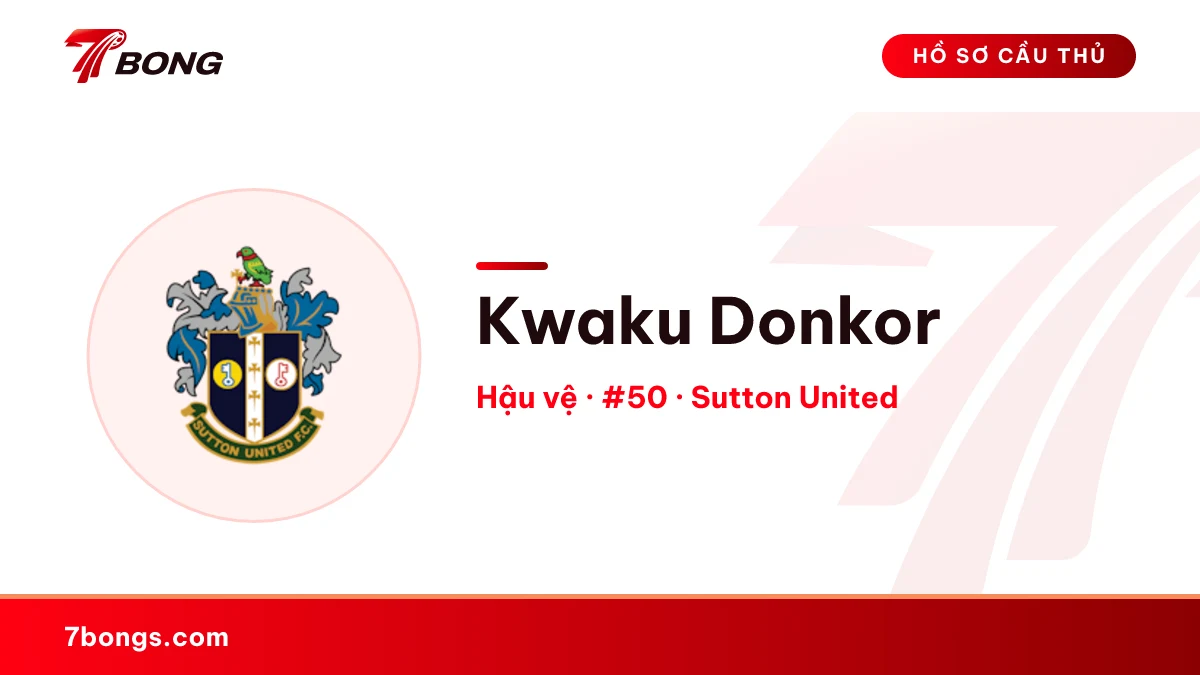 Kwaku Donkor — Sutton United