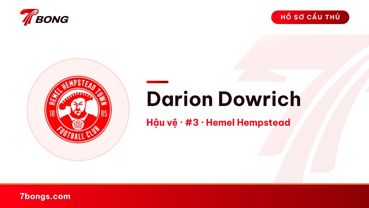 Darion Dowrich — Hemel Hempstead