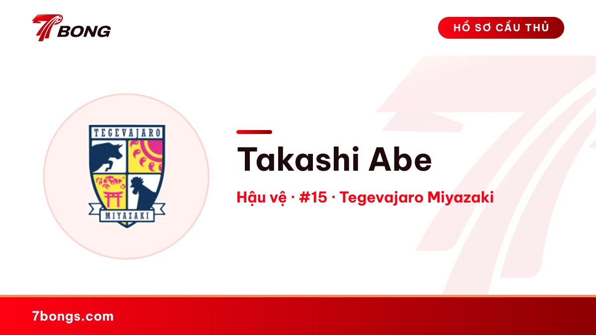 Takashi Abe — Tegevajaro Miyazaki