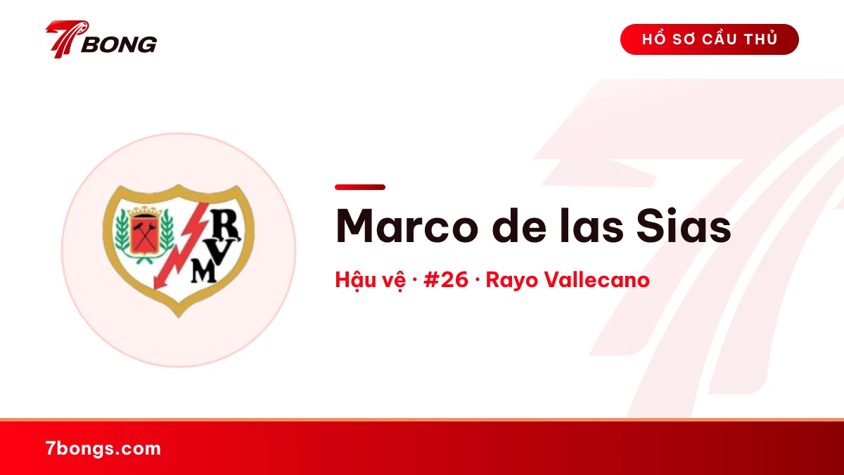Marco de las Sias — Rayo Vallecano