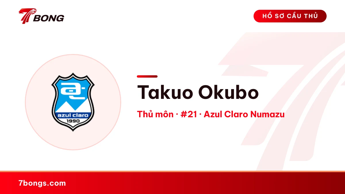 Takuo Okubo — Azul Claro Numazu