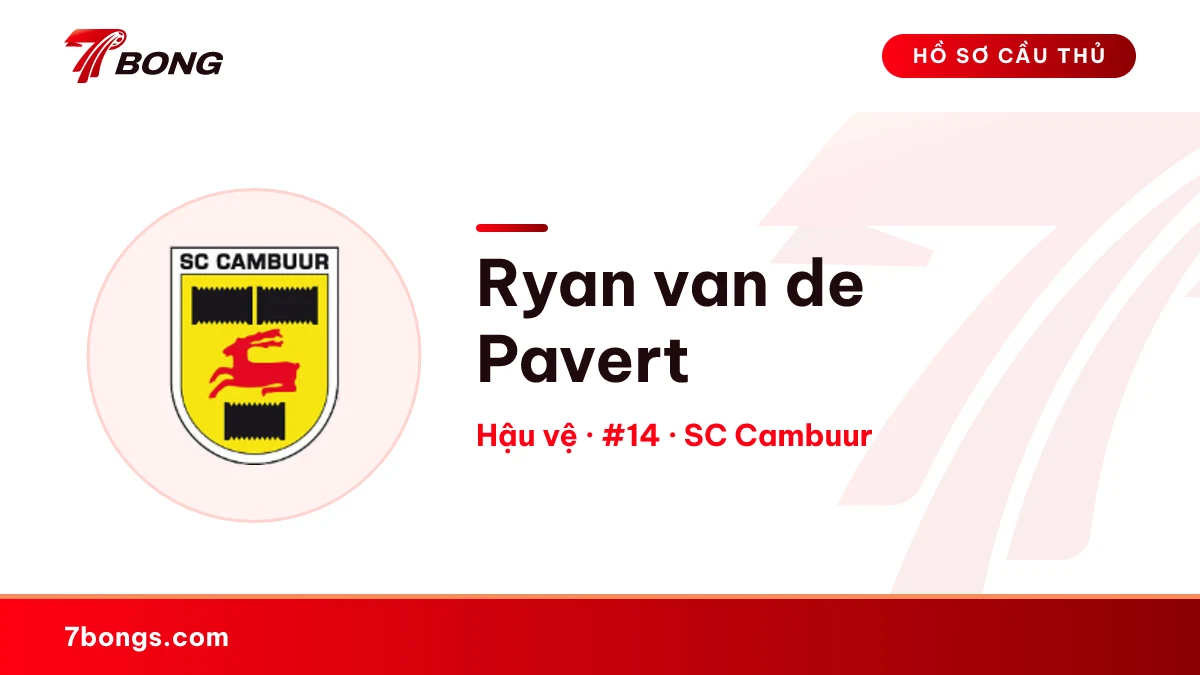 Ryan van de Pavert — SC Cambuur