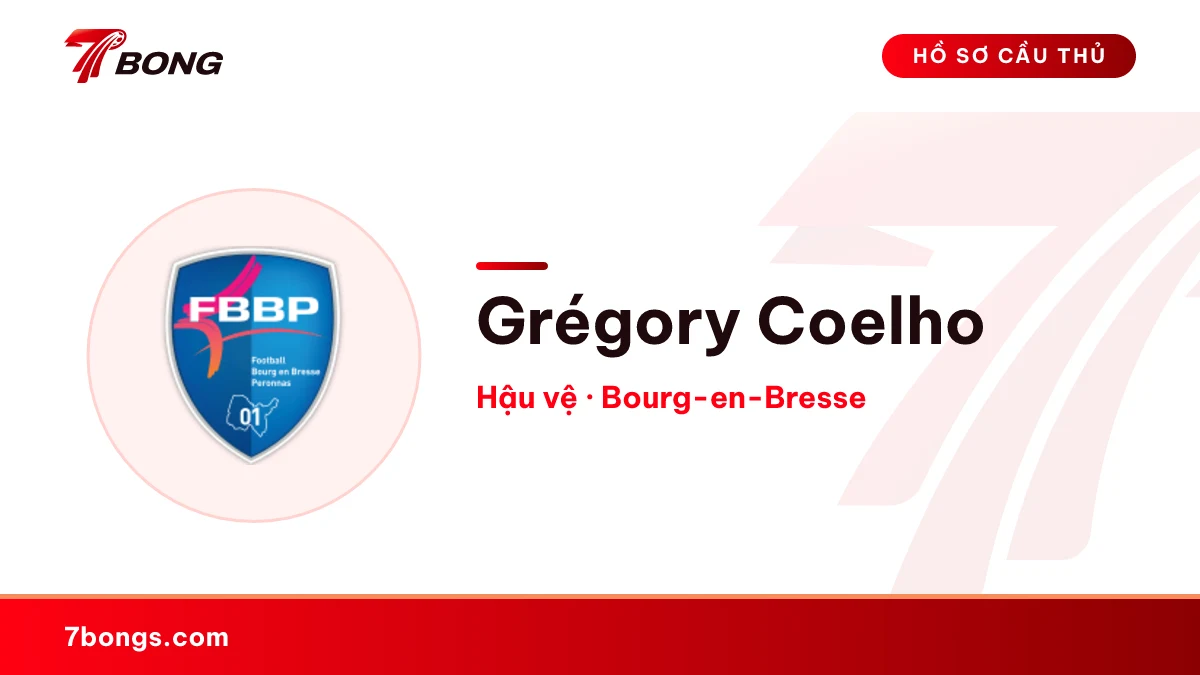 Grégory Coelho — Bourg-en-Bresse