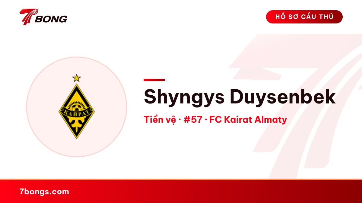 Shyngys Duysenbek — FC Kairat Almaty