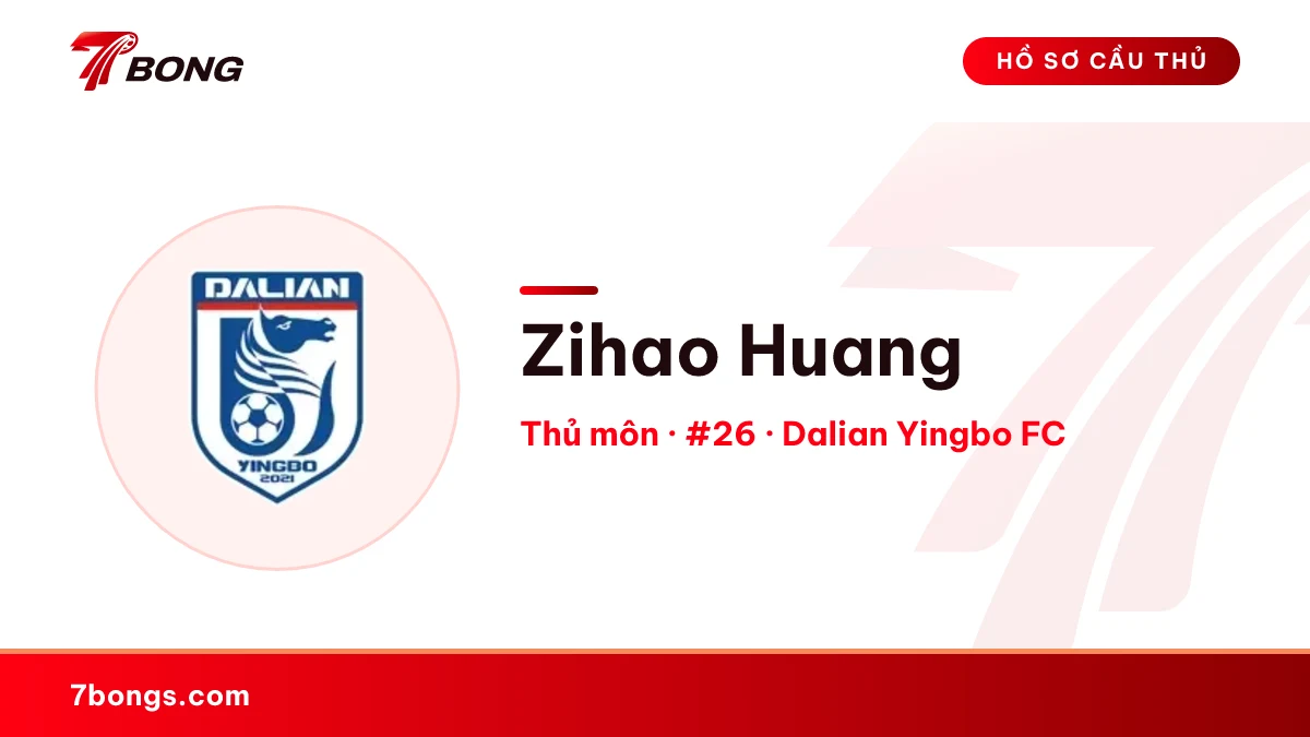 Zihao Huang — Dalian Yingbo FC