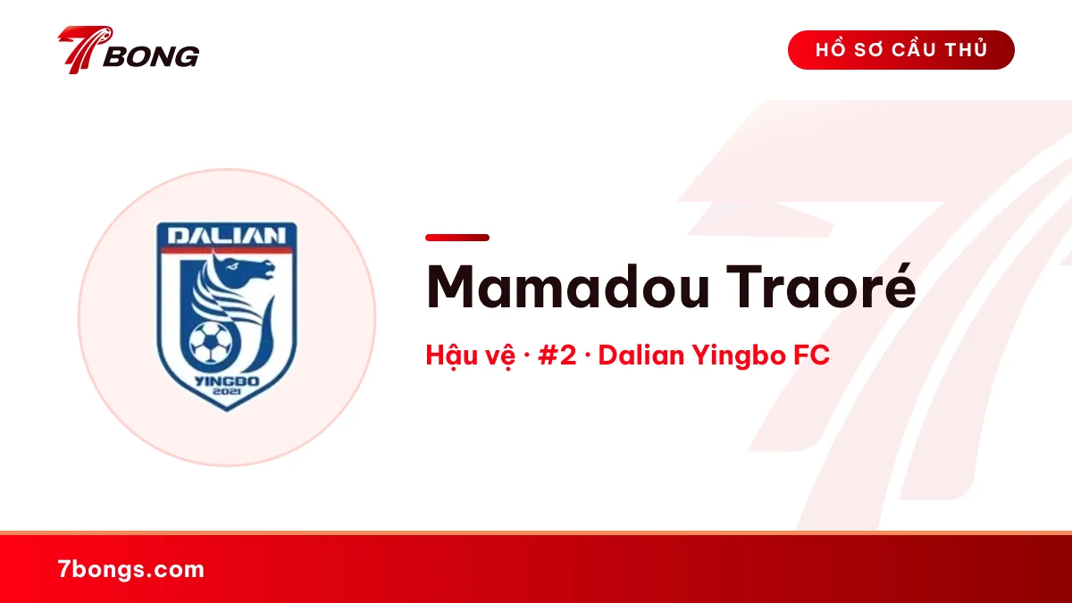 Mamadou Traoré — Dalian Yingbo FC