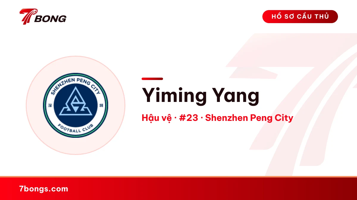 Yiming Yang — Shenzhen Peng City
