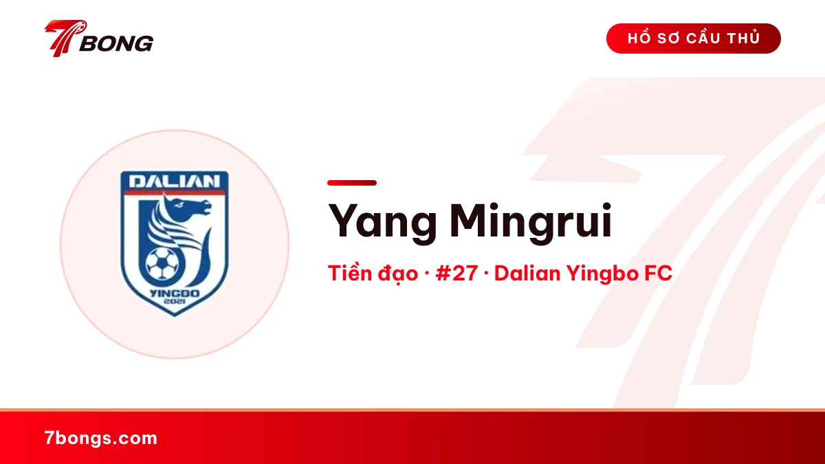 Yang Mingrui — Dalian Yingbo FC