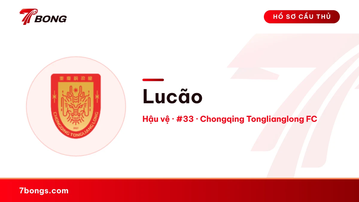 Lucão — Chongqing Tonglianglong FC
