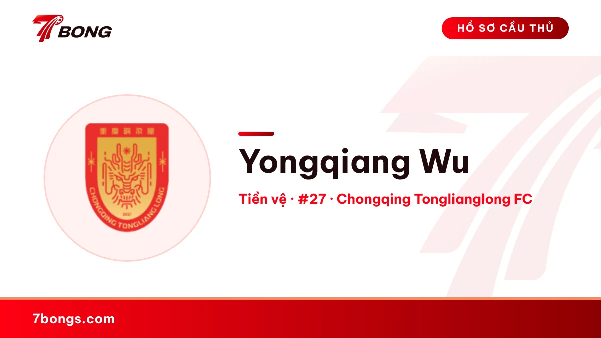Yongqiang Wu — Chongqing Tonglianglong FC