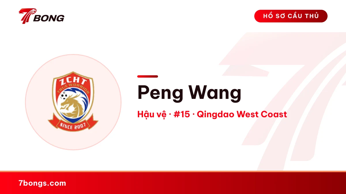 Peng Wang — Qingdao West Coast