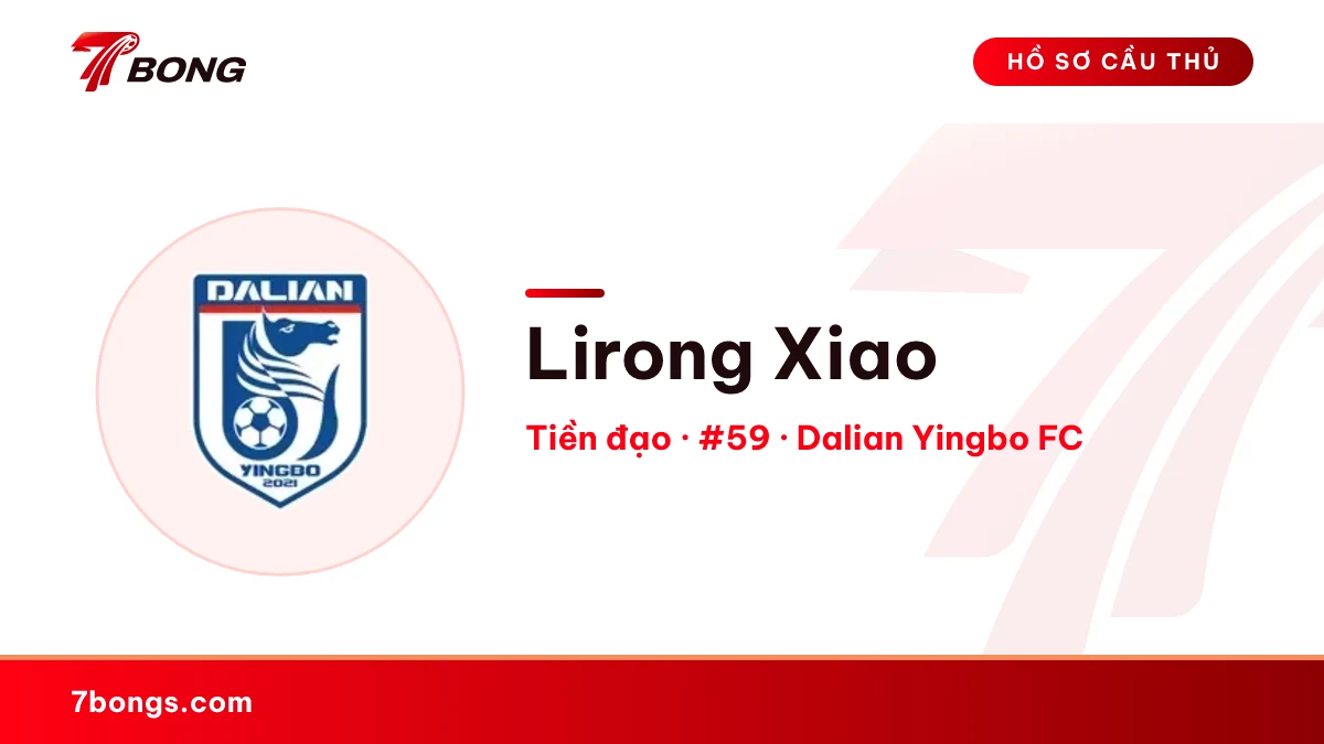 Lirong Xiao — Dalian Yingbo FC