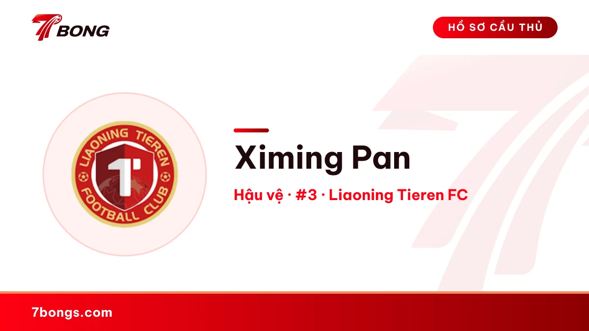 Ximing Pan — Liaoning Tieren FC