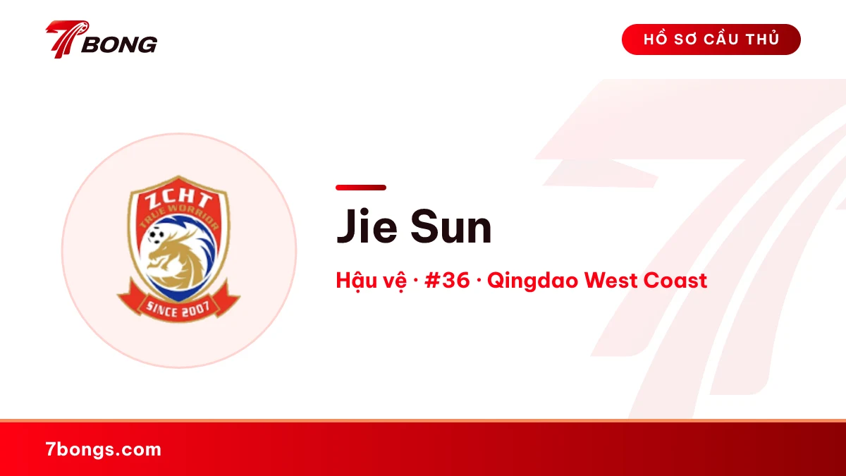 Jie Sun — Qingdao West Coast