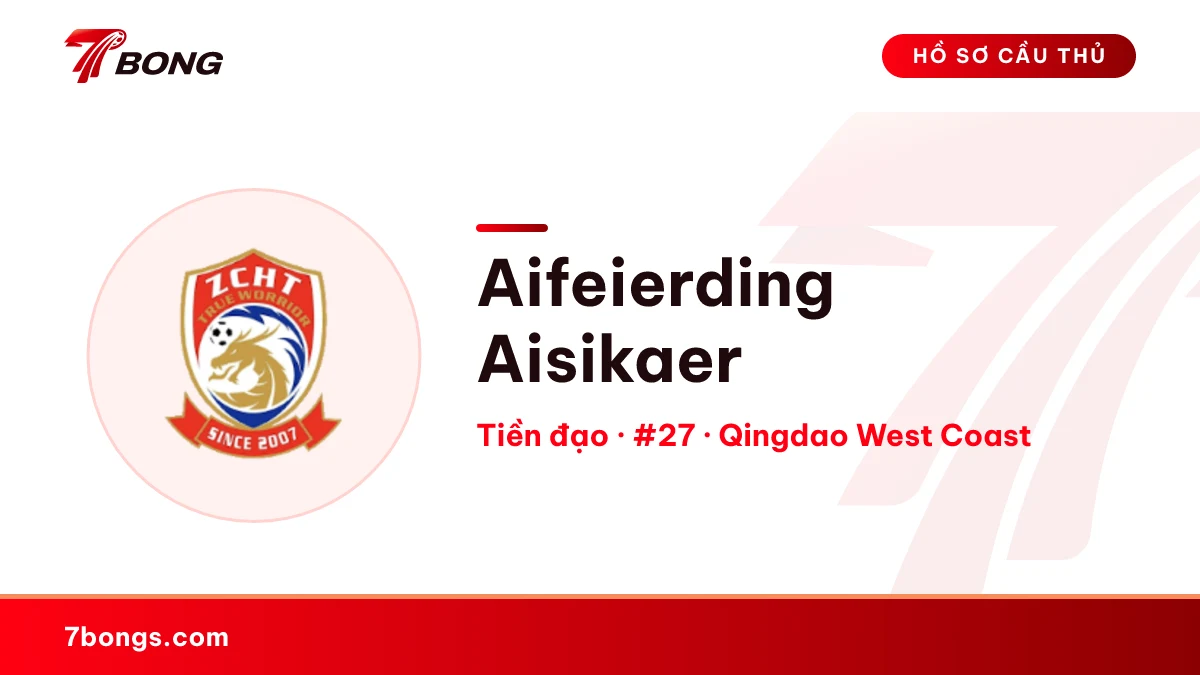 Aifeierding Aisikaer — Qingdao West Coast