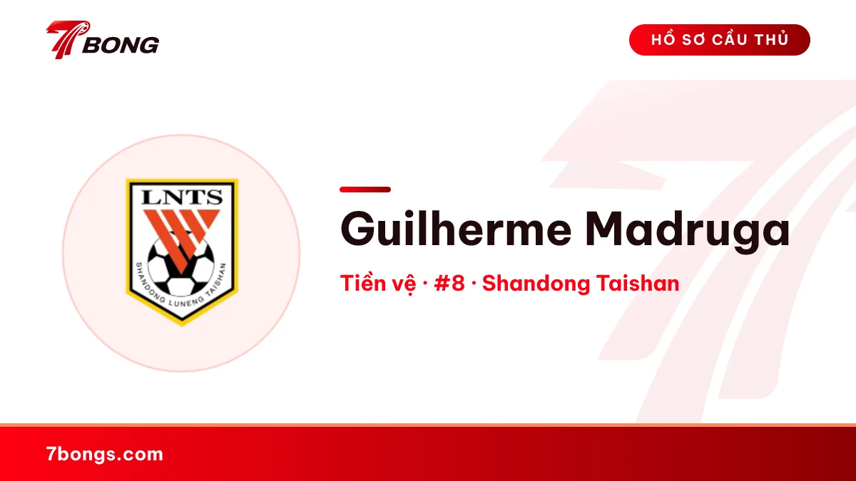 Guilherme Madruga — Shandong Taishan