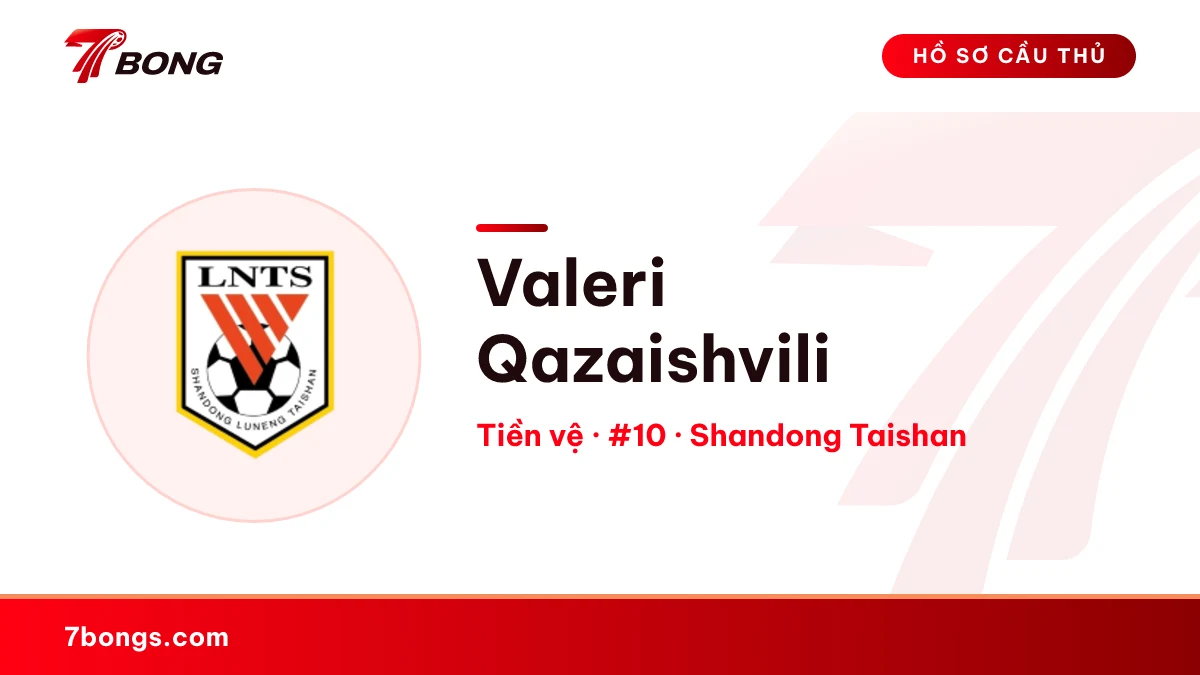 Valeri Qazaishvili — Shandong Taishan