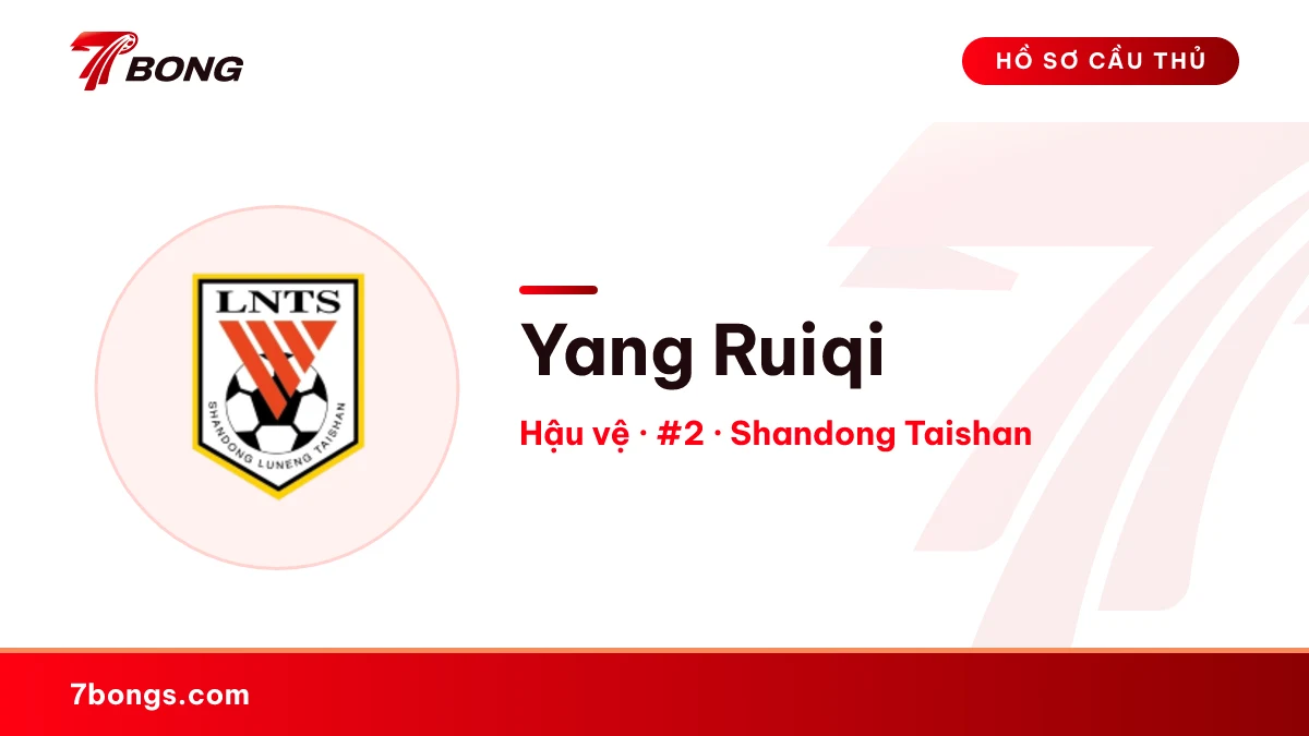 Yang Ruiqi — Shandong Taishan