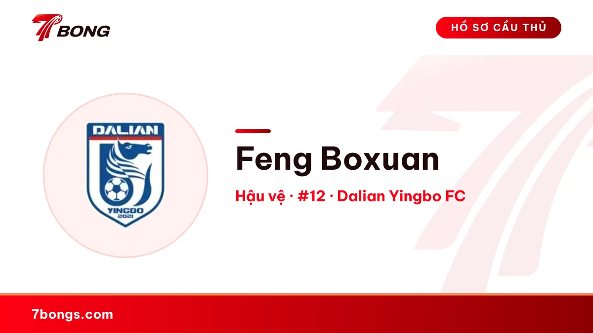 Feng Boxuan — Dalian Yingbo FC