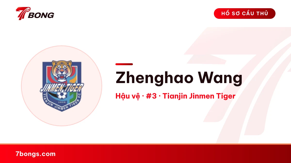 Zhenghao Wang — Tianjin Jinmen Tiger