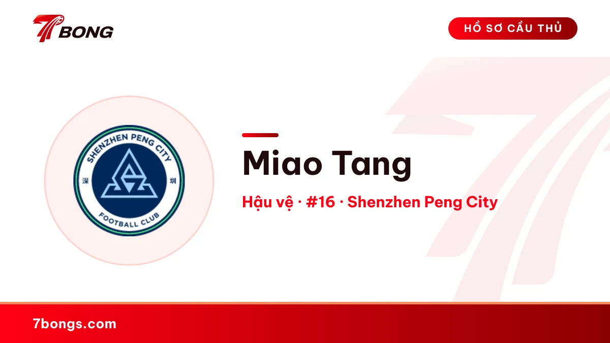 Miao Tang — Shenzhen Peng City