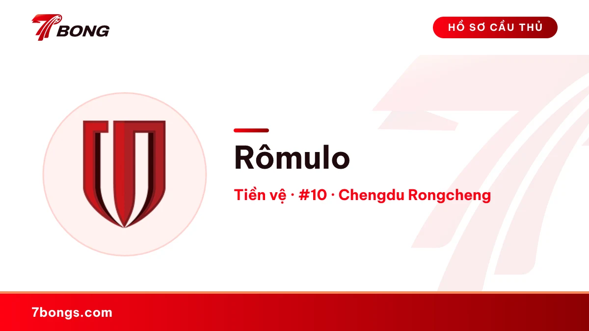 Rômulo — Chengdu Rongcheng