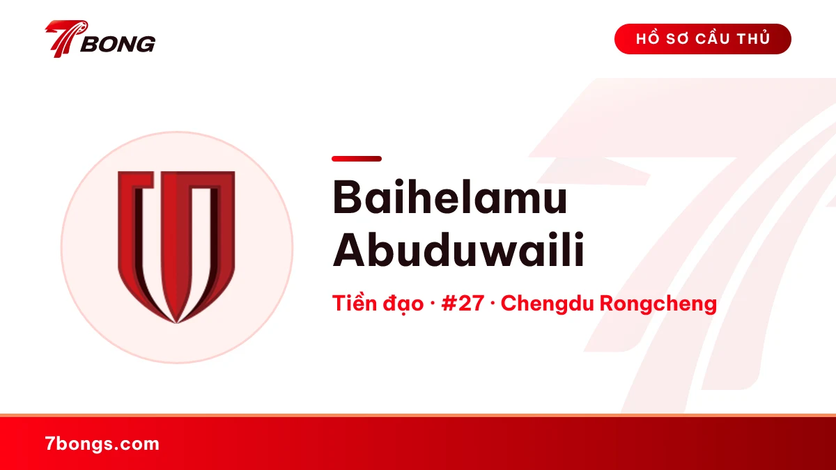 Baihelamu Abuduwaili — Chengdu Rongcheng
