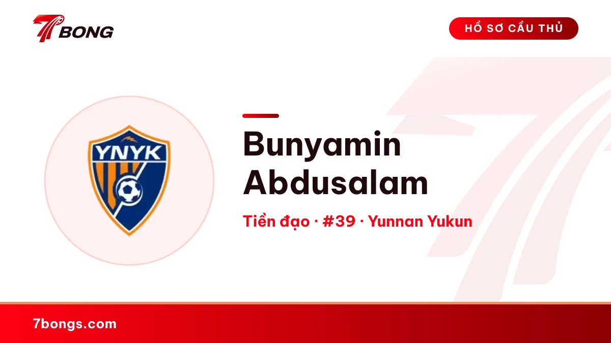 Bunyamin Abdusalam — Yunnan Yukun