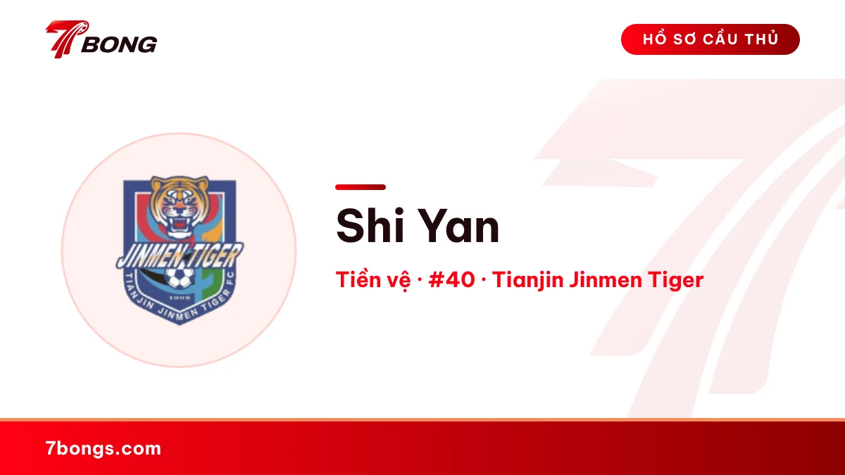 Shi Yan — Tianjin Jinmen Tiger