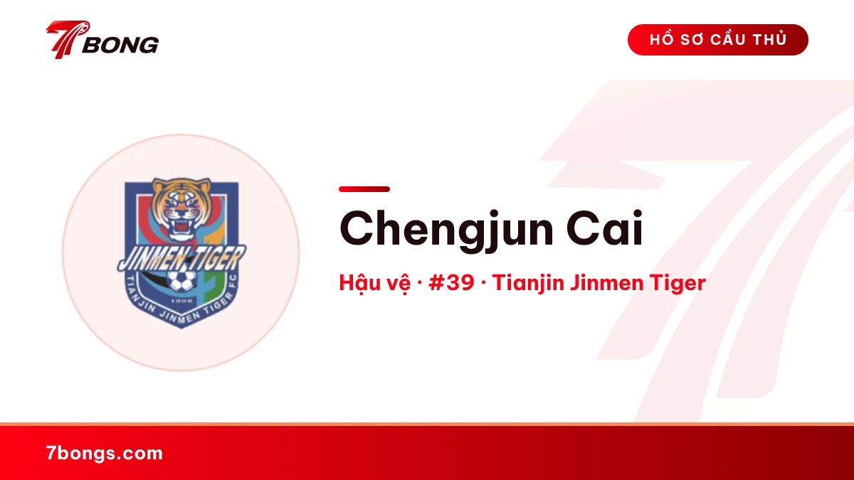 Chengjun Cai — Tianjin Jinmen Tiger