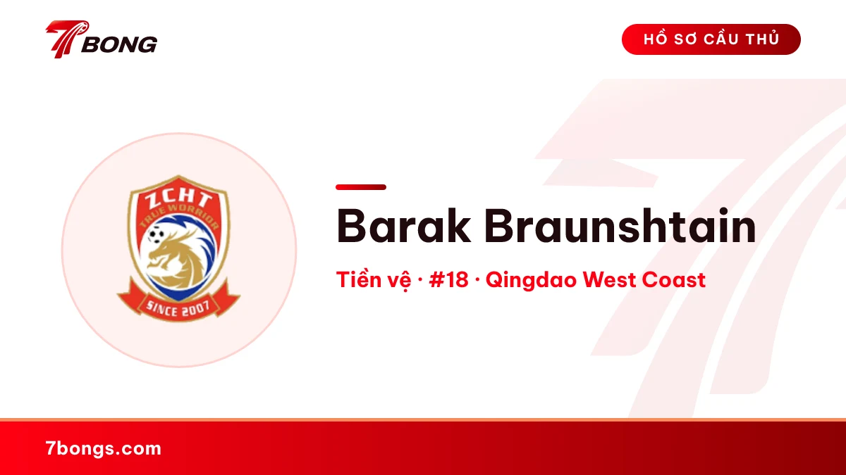 Barak Braunshtain — Qingdao West Coast