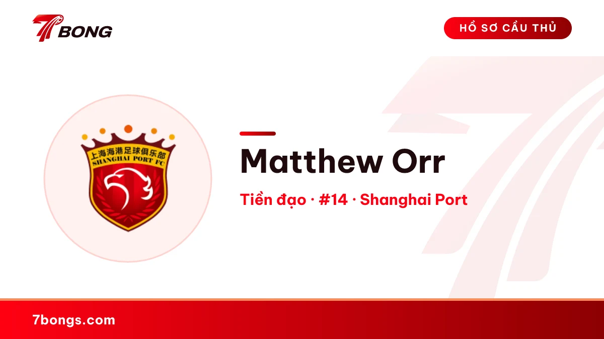 Matthew Orr — Shanghai Port