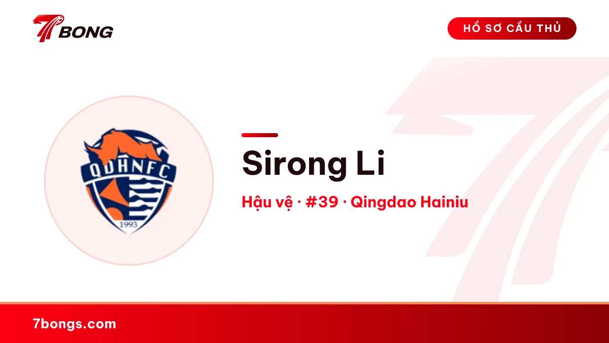 Sirong Li — Qingdao Hainiu