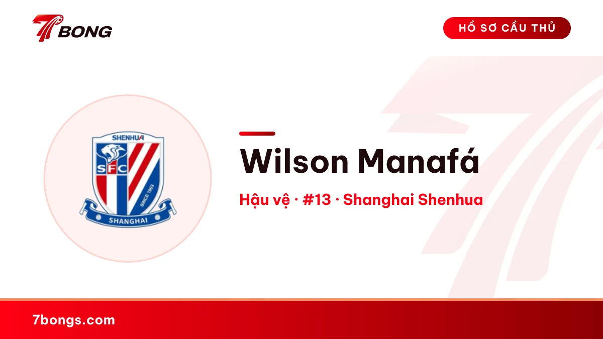 Wilson Manafá — Shanghai Shenhua