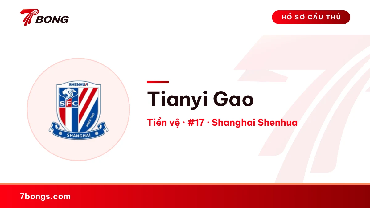 Tianyi Gao — Shanghai Shenhua
