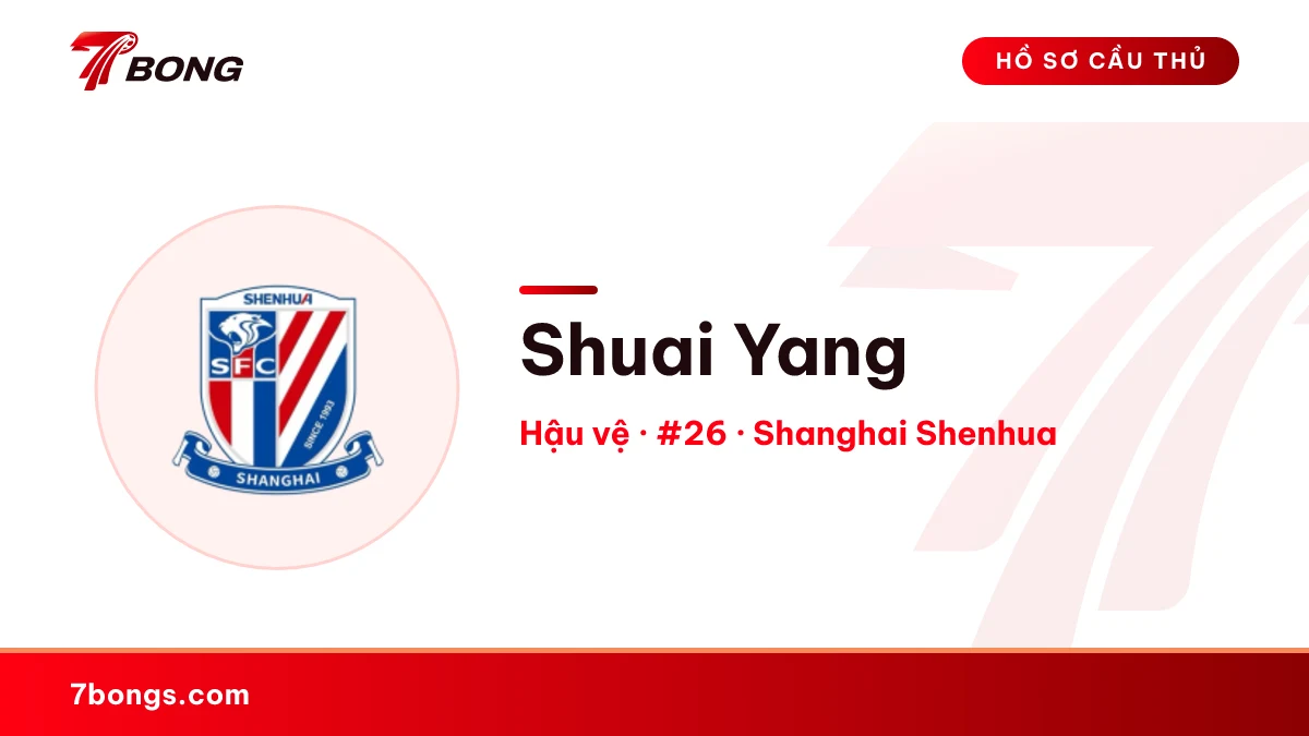 Shuai Yang — Shanghai Shenhua