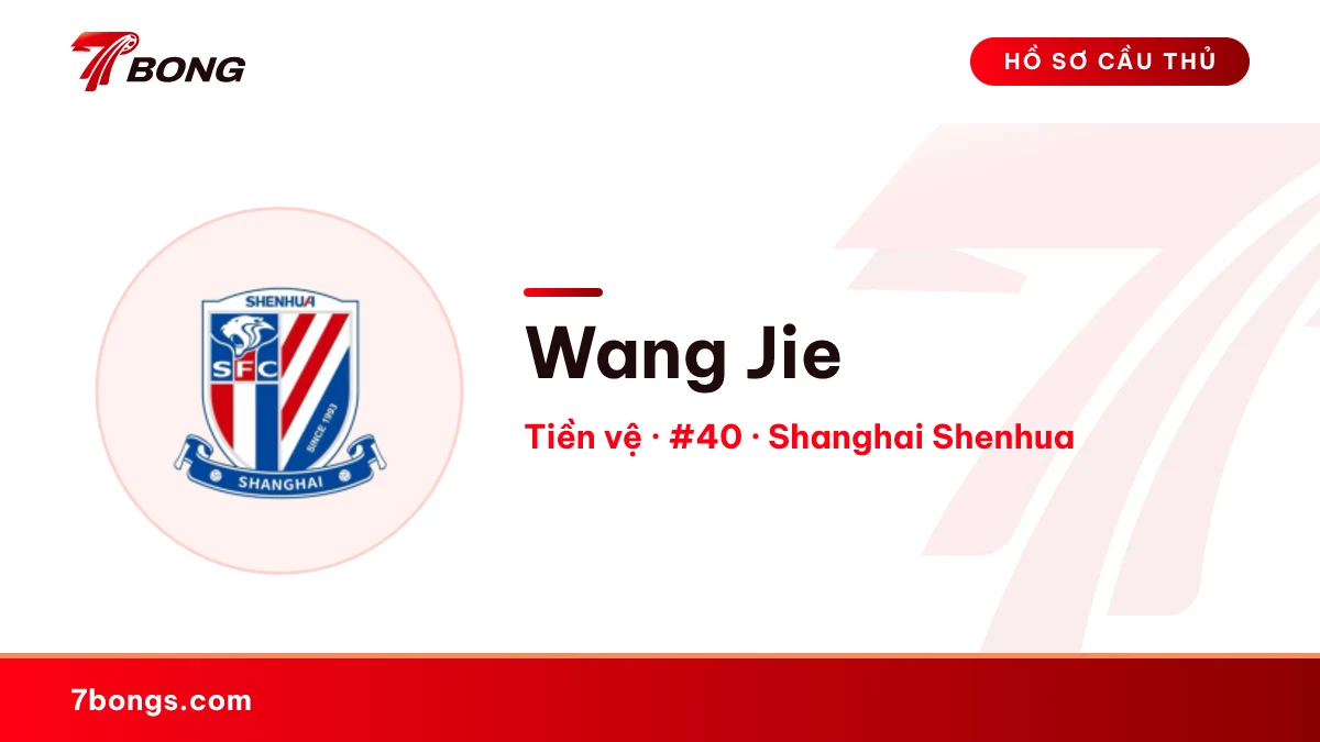 Wang Jie — Shanghai Shenhua