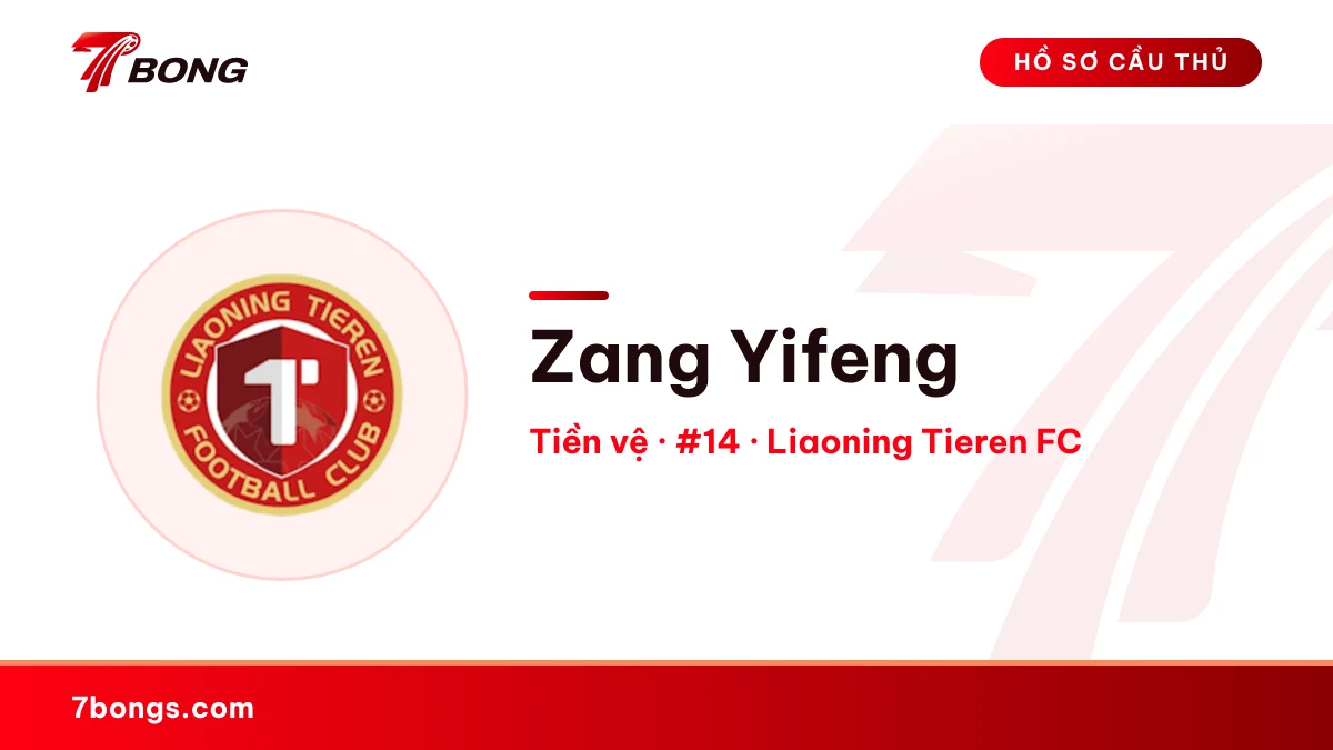 Zang Yifeng — Liaoning Tieren FC